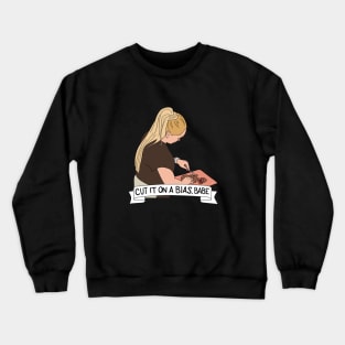 Darcy on a Bias Crewneck Sweatshirt